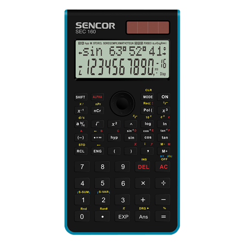 SEC 160 BU Училищен калкулатор