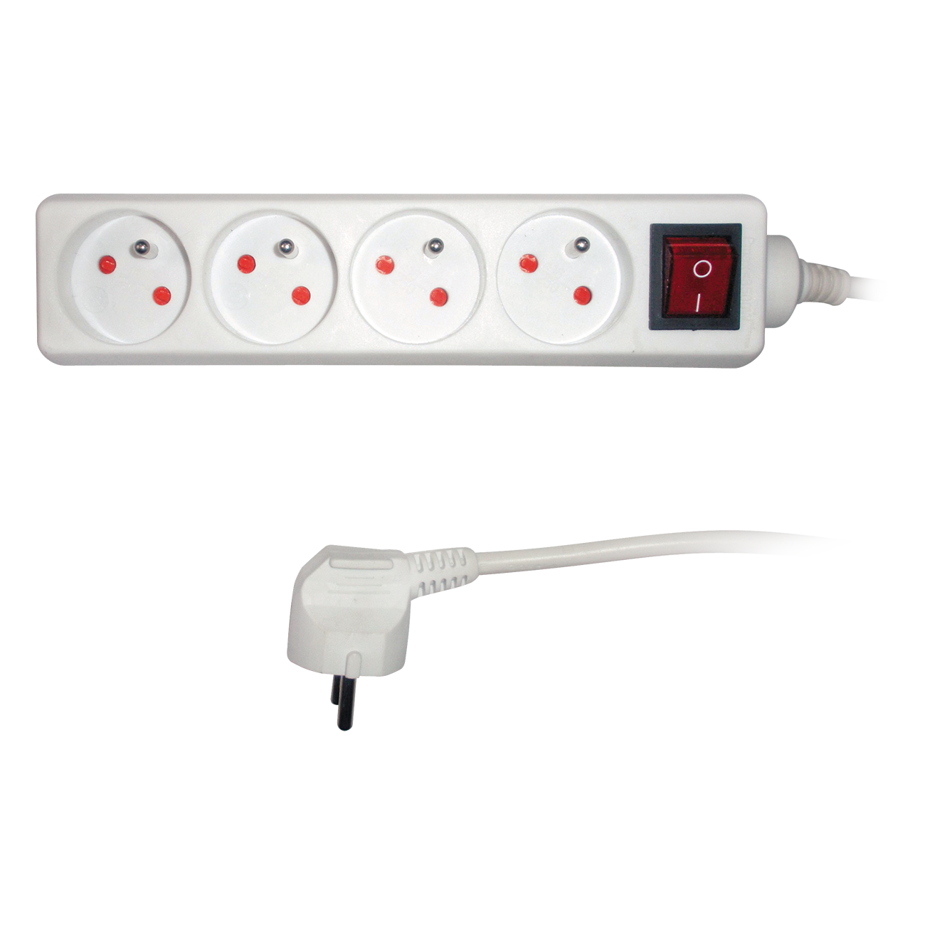 SPC - 4 Outlets with switch Power Extension Cord