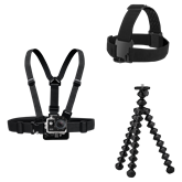 3CAM HOLDER SET Универсална поставка за глава и гърди за 3CAM