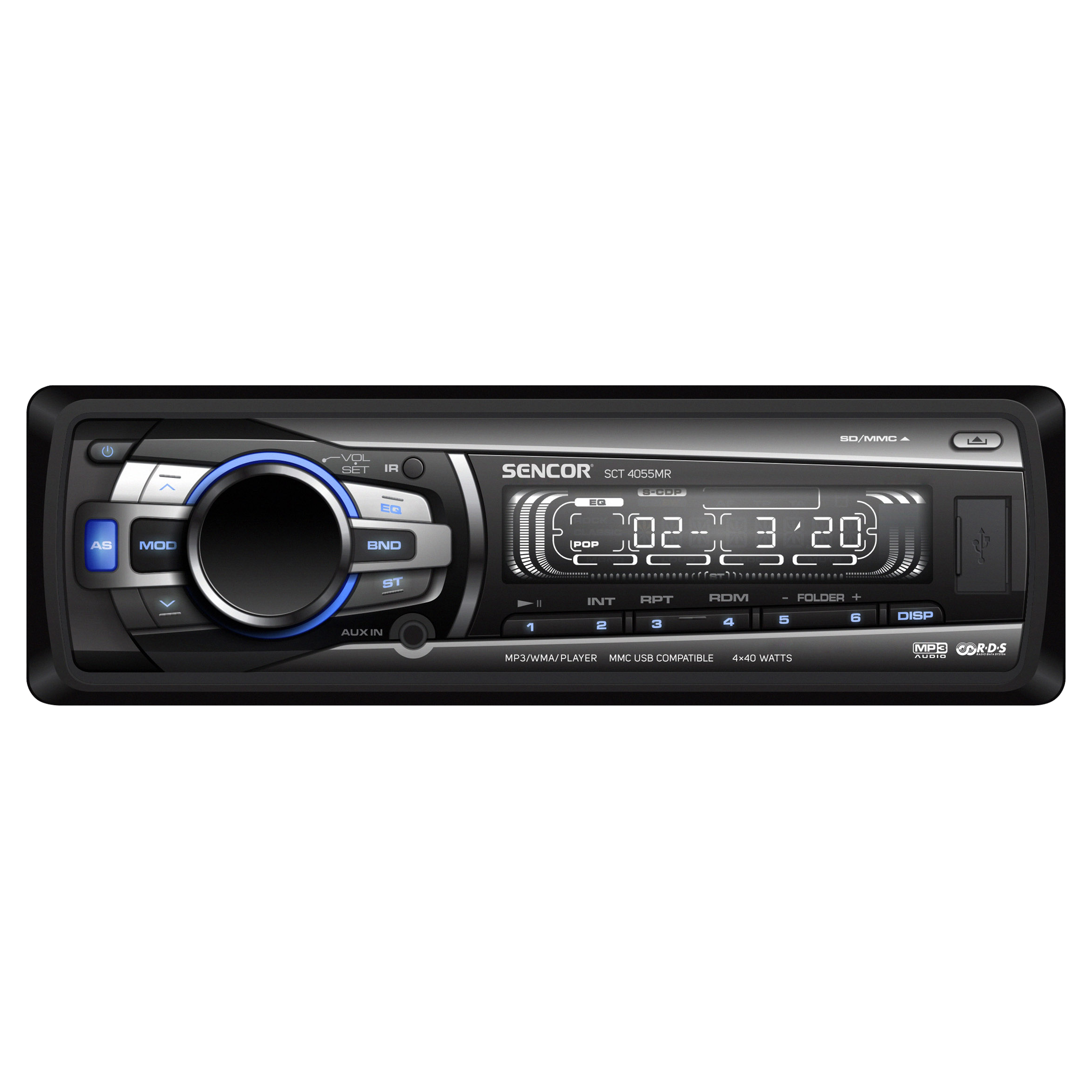 SCT 4055MR Радио за кола с плейър