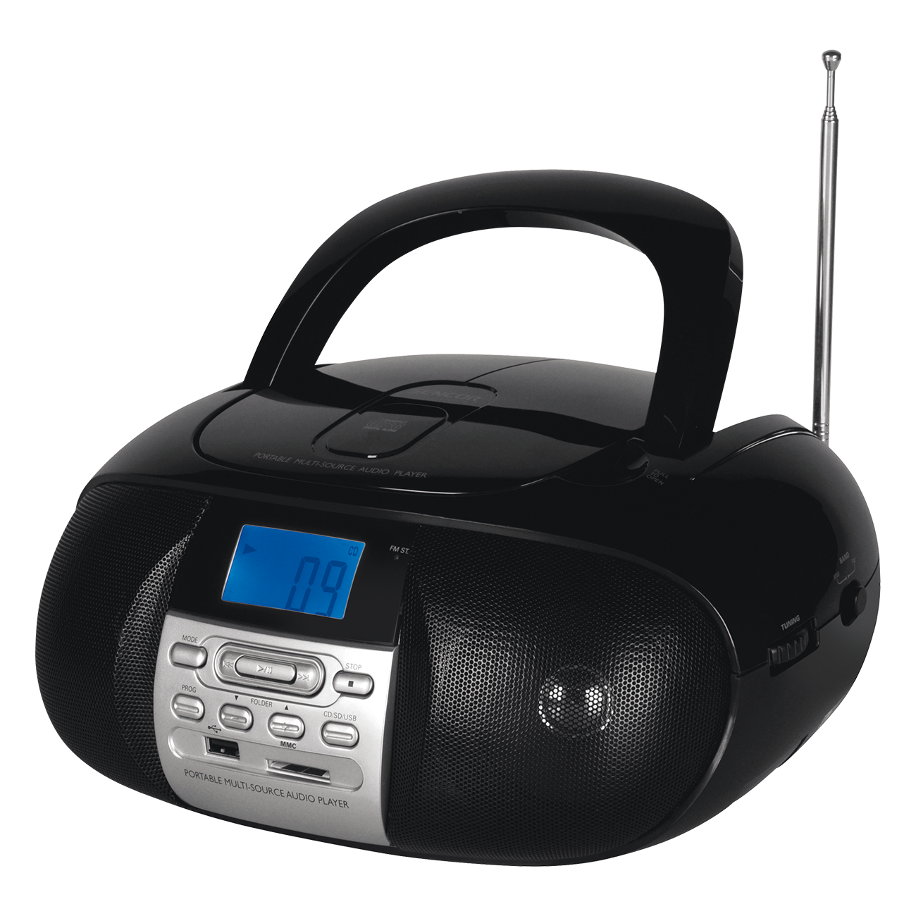SPT 223 Портативно Радио със CD/MP3/SD/USB Плеър