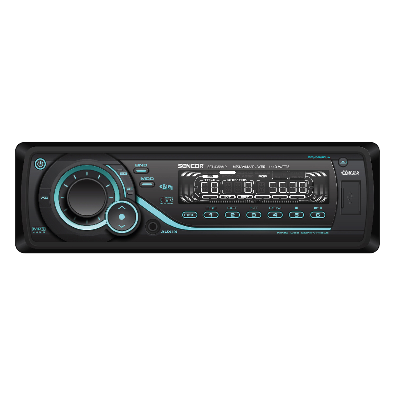 SCT 4058MR Радио за кола с плейър