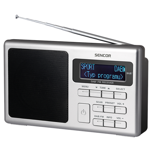 SRD 6400 Цифрово радио DAB+ / FM-PLL