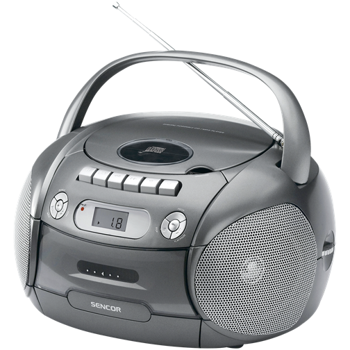 SPT 204 Портативен радиокасетофон със  CD/MP3 плеър