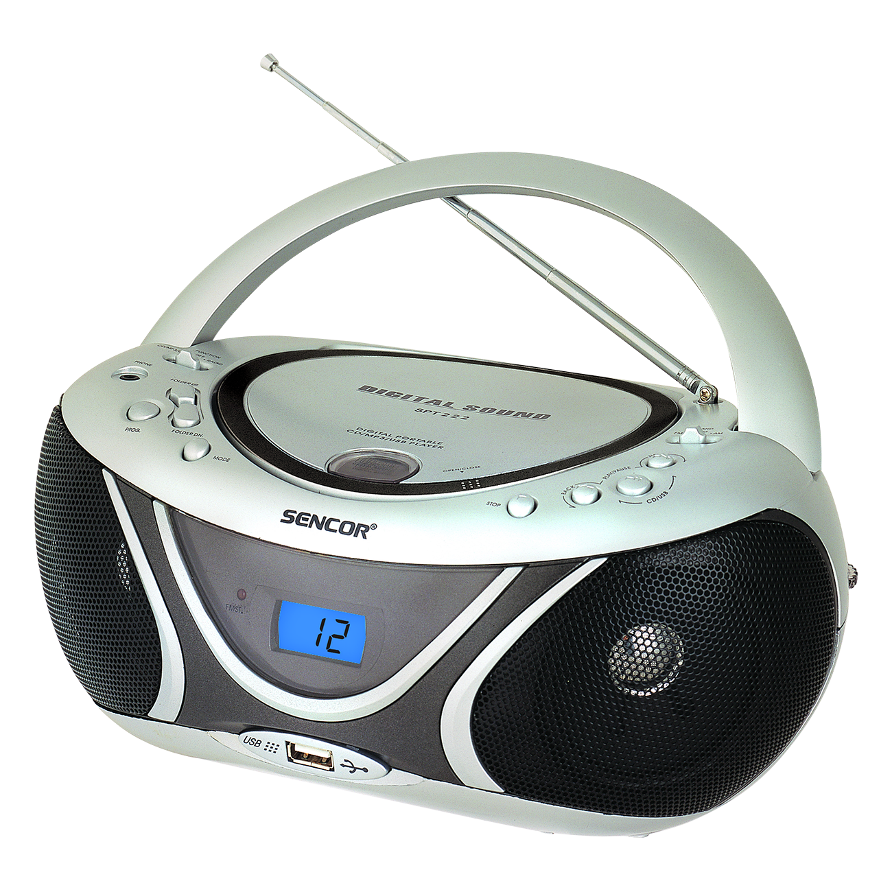 SPT 222 S Портативно радио със CD/MP3/USB плеър