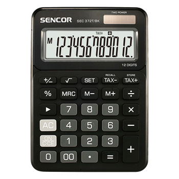 SEC 372T/BK Настолен калкулатор