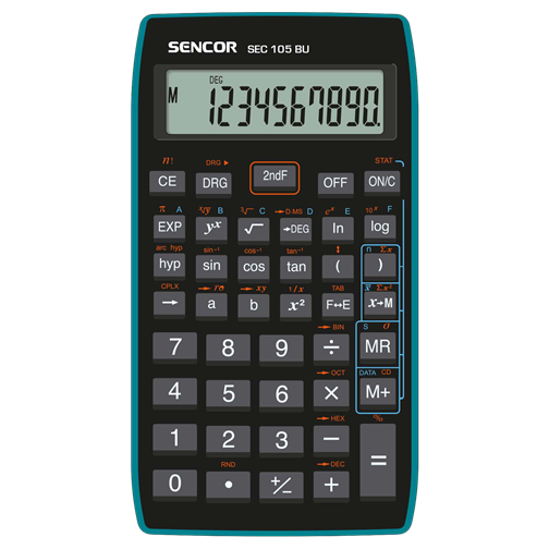 SEC 105 BU Училищен калкулатор