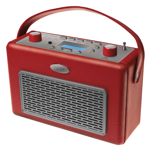 SRD 300 RED Retro Portable Radio with USB