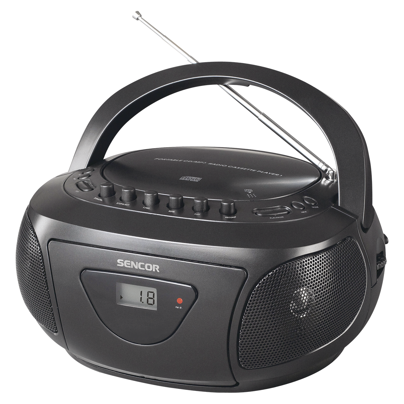 SPT 205 Портативен радиокасетофон със  CD/MP3 плеър